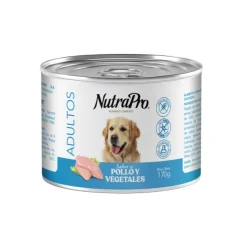 Nutrapro Perro Adulto Pollo Y Vegetales Lata 170Gr