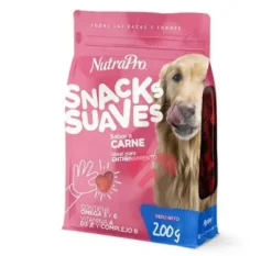 Nutrapro Snacks Suaves Para Perro Sabor Carne 200 gr Todas Las Edades