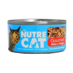 Nutrecat Gourmet Atún y Pargo x 85 gr | Nutrición Mascotas y Animales | Tierragro Colombia