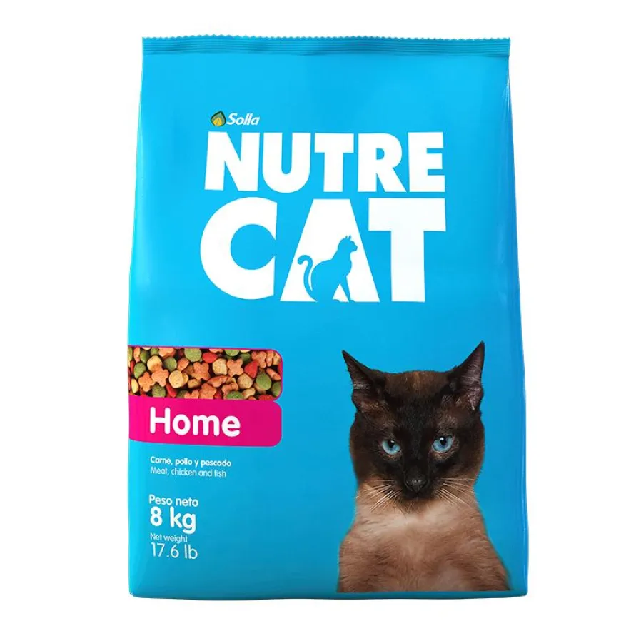 Nutrecat Home x 8 kg | Nutrición Mascotas y Animales | Tierragro Colombia