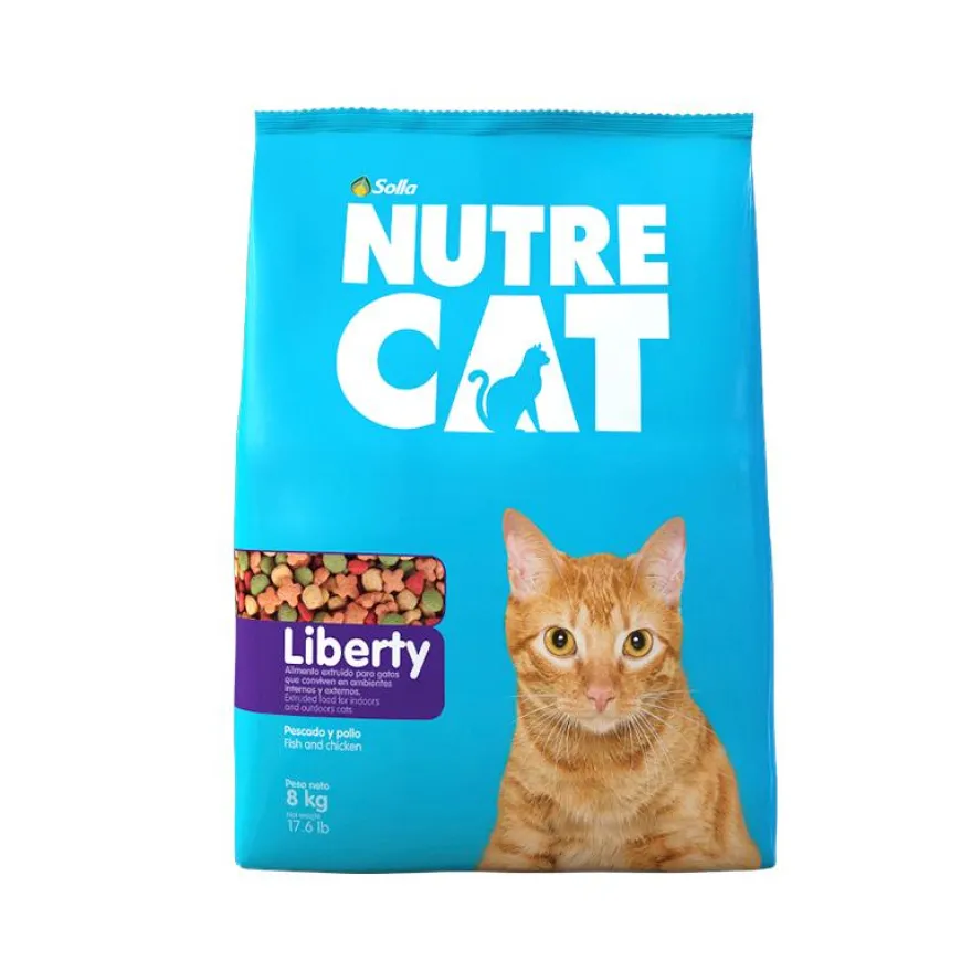 Nutrecat Liberty x 8 kg | Nutrición Mascotas y Animales | Tierragro Colombia