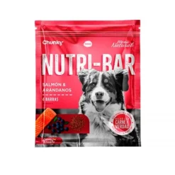 Nutribar Salmon y Arandanos 150g Snack Nutritivo para Perros
