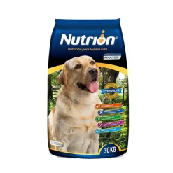 Nutrión Premium Adultos Bulto 30 kg Pague 30 kg, Lleve 32 kg Perros