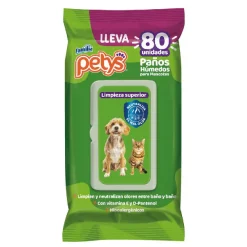 Paños húmedos Petys | Higiene Animales y Mascotas | Compra Online