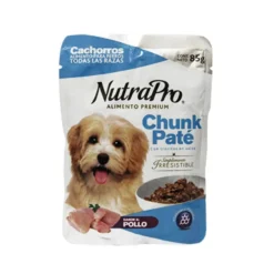 Paté Nutrapro Chunk Cachorros 85 g Nutrición Completa y Balanceada