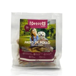 Patas naturales de pollo para perro Snack Seco y delicioso para perros
