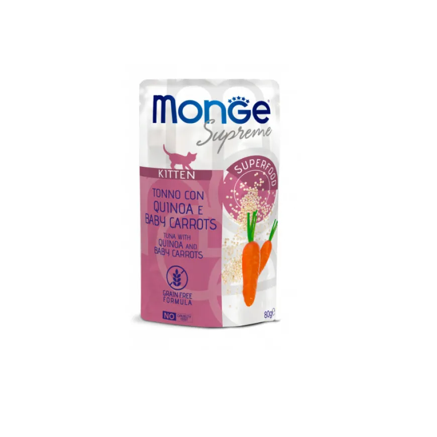 Pouch Supreme Kitten Atún Carrots 80 Gr