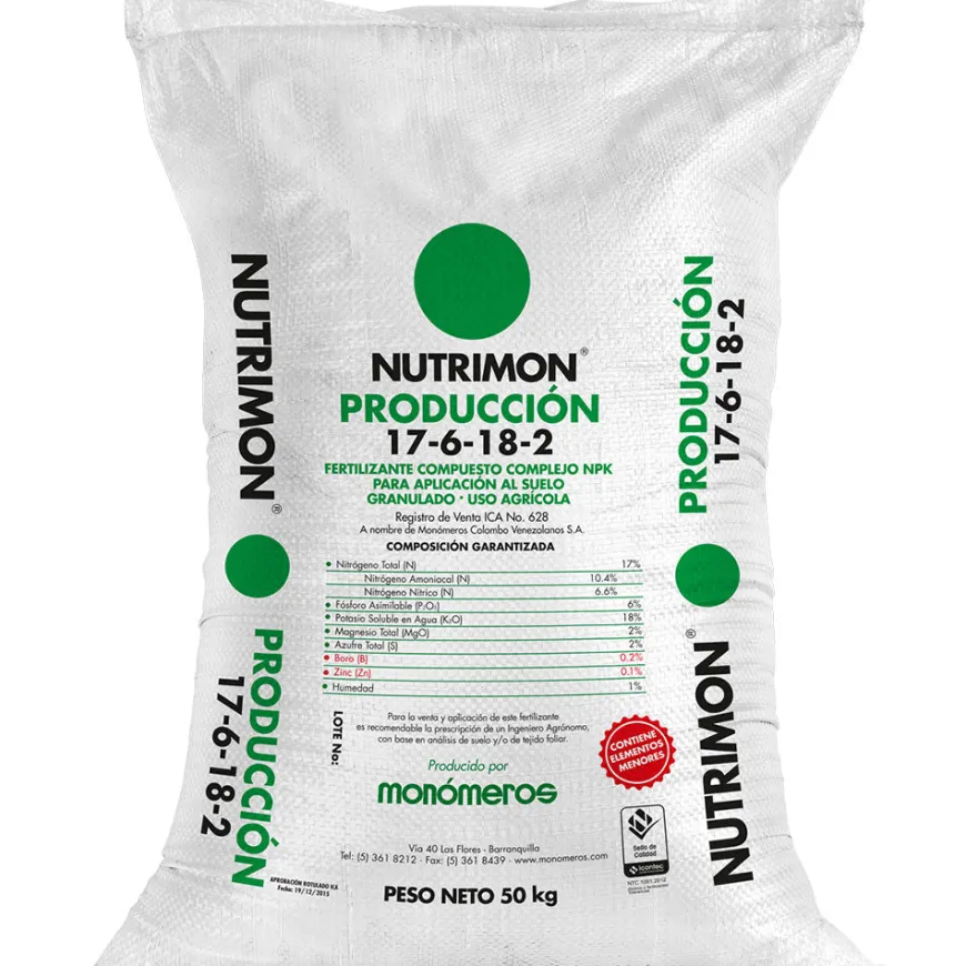Producción 17-6-18-2 50 kg | Fertilizantes Agro | Tierragro Colombia