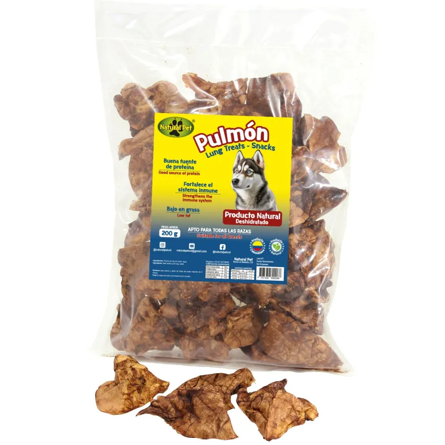 Pulmon Caja x 200 gr | Nutrición Mascotas y Animales | Tierragro Colombia