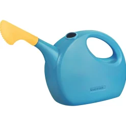 Regadera Plástica Azul 7 litros Riego Eficiente y Uniforme. Tierragro