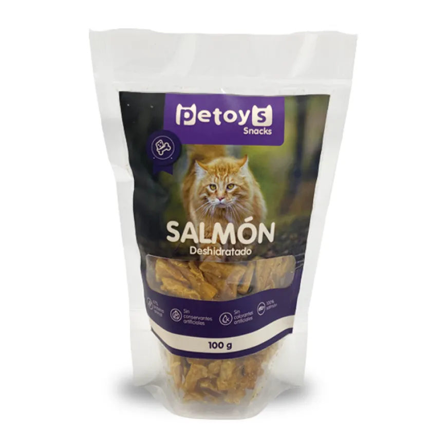 Salmón Deshidratado Natural. Snack saludable para perros y gatos