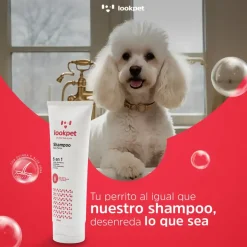 Shampoo 6 en 1 Perros Adultos Lookpet 250 ml Cuidado Completo