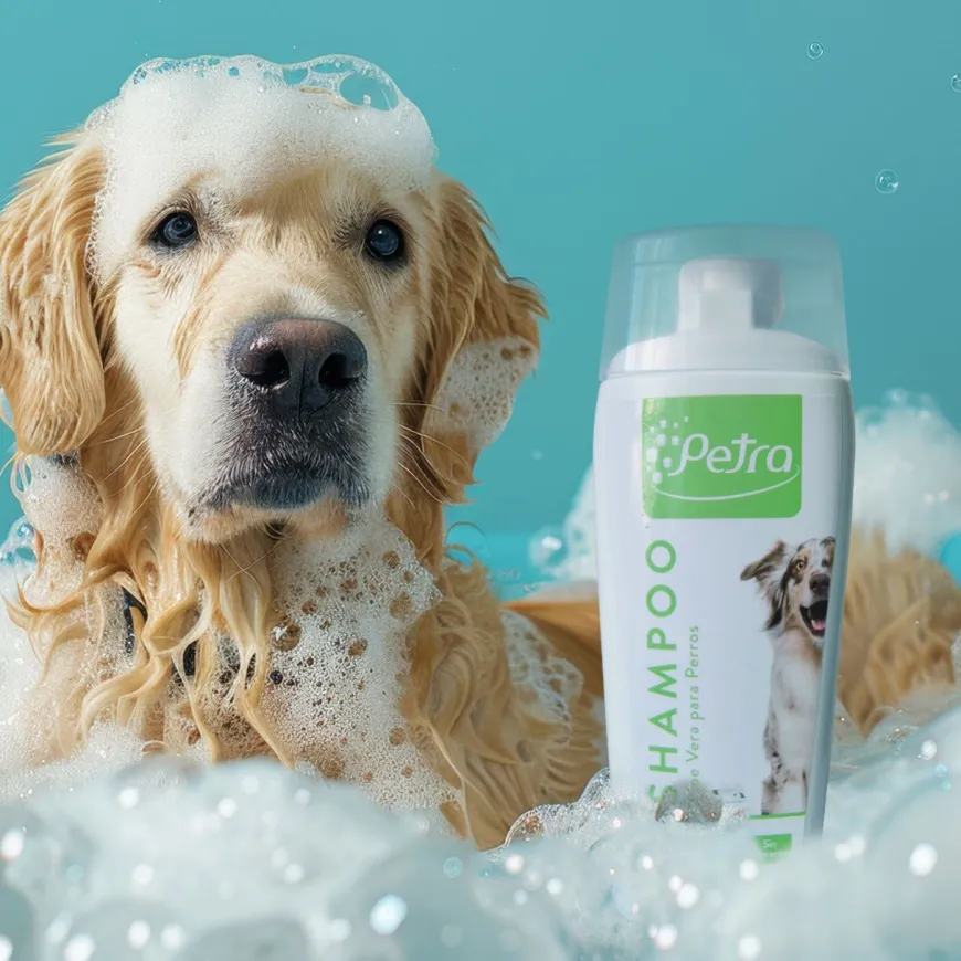 Shampoo Aloe Vera Petra x 260 ml para perros de piel sensible