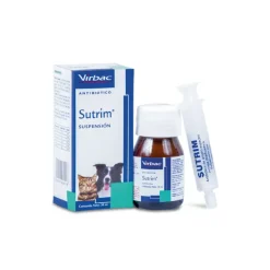 Sutrim Suspensión 30 ml Antibacteriano amplio espectro para mascotas