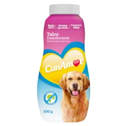 Talco Desodorante Canamor x 100 gr Higiene Animales y Mascotas