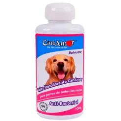 Talco Desodorante Canamor x 100 gr Higiene Animales y Mascotas