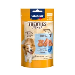Treaties Minis Salmón Snacks Jugosos y Saludables para Perros
