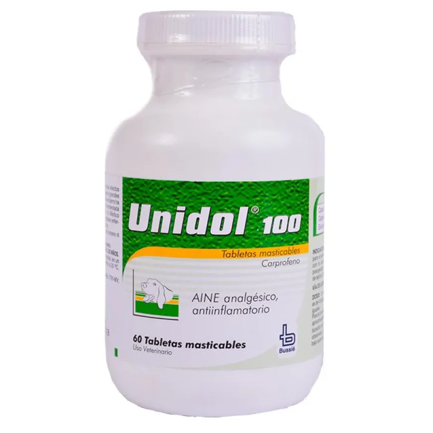 Unidol x 100 mg (60 Tabletas) | Farmacia Animales y Mascotas | Tierragro Colombia