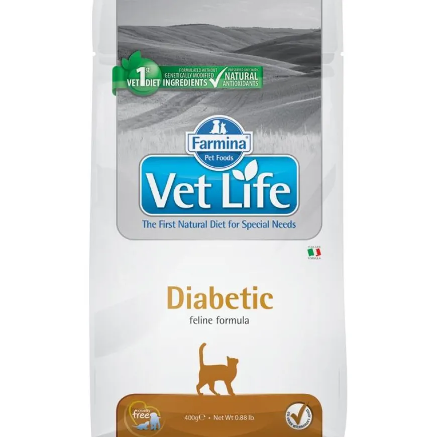 Vet Life Feline Diabetic 2 kg | Nutrición Mascotas y Animales | Tierragro Colombia