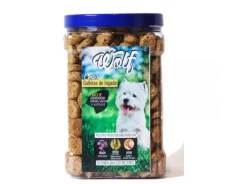 Wolf Chips Snacks Naturales de Hígado para Perros 1250 gr | Tierragro