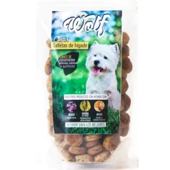 Wolf Chips Snacks Naturales de Hígado para Perros | Tierragro