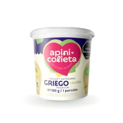 Yogurt Griego Vainilla x 150 g Natural y Cremoso para Llevar